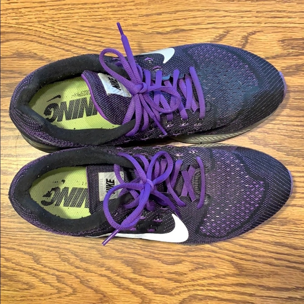 Purple Nike Running Shoes